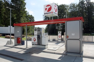 Tankstelle auf dem Firmengelnde